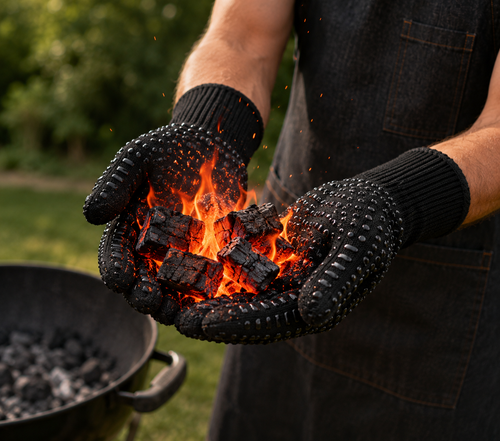Heat-Resistant grilling gloves